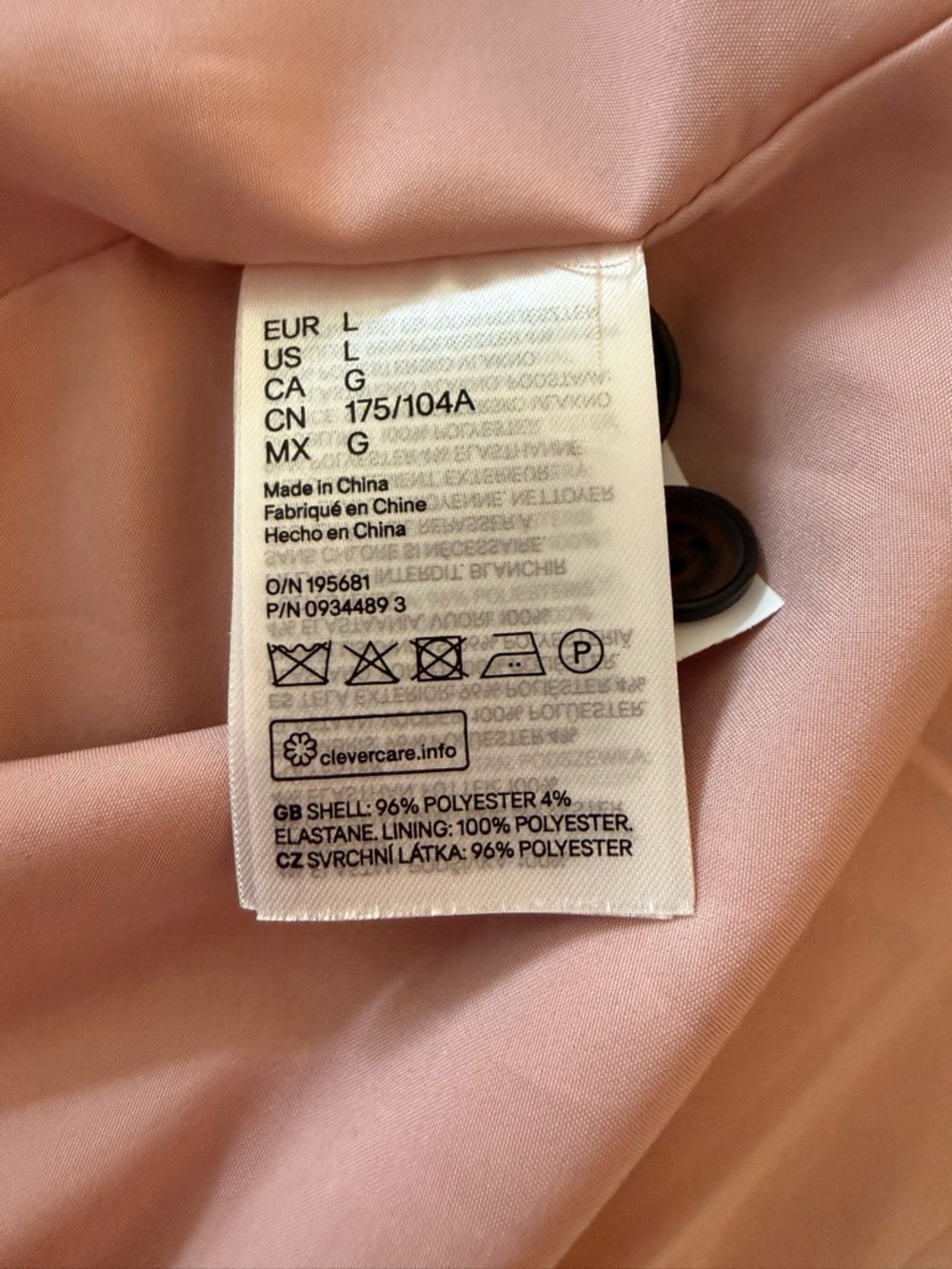 H&M Dusty Rose Double-Breasted Pantsuit - Picture 12 of 14